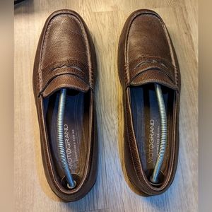 Cole Haan Motogrand Brown Leather Loafers - Size 11 Men